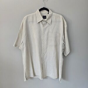 Jos A Bank | Travelers Collection | Mens XL 100% Linen, Lightweight